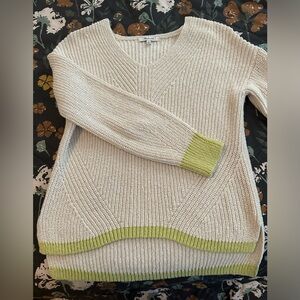 Madewell Sweater Neon Stripe